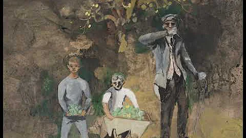 Keith Vaughan - An Orchard by the Railway