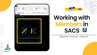 Sports Performance How to Create & Modify Members in Bentley SACS | Step-by-Step Modeling Tutorial 