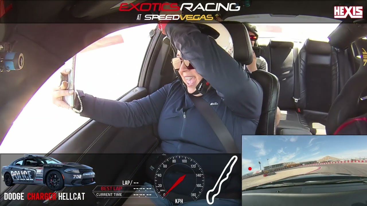 Dodge Charger Hellcat Ride Along @Speed Vegas