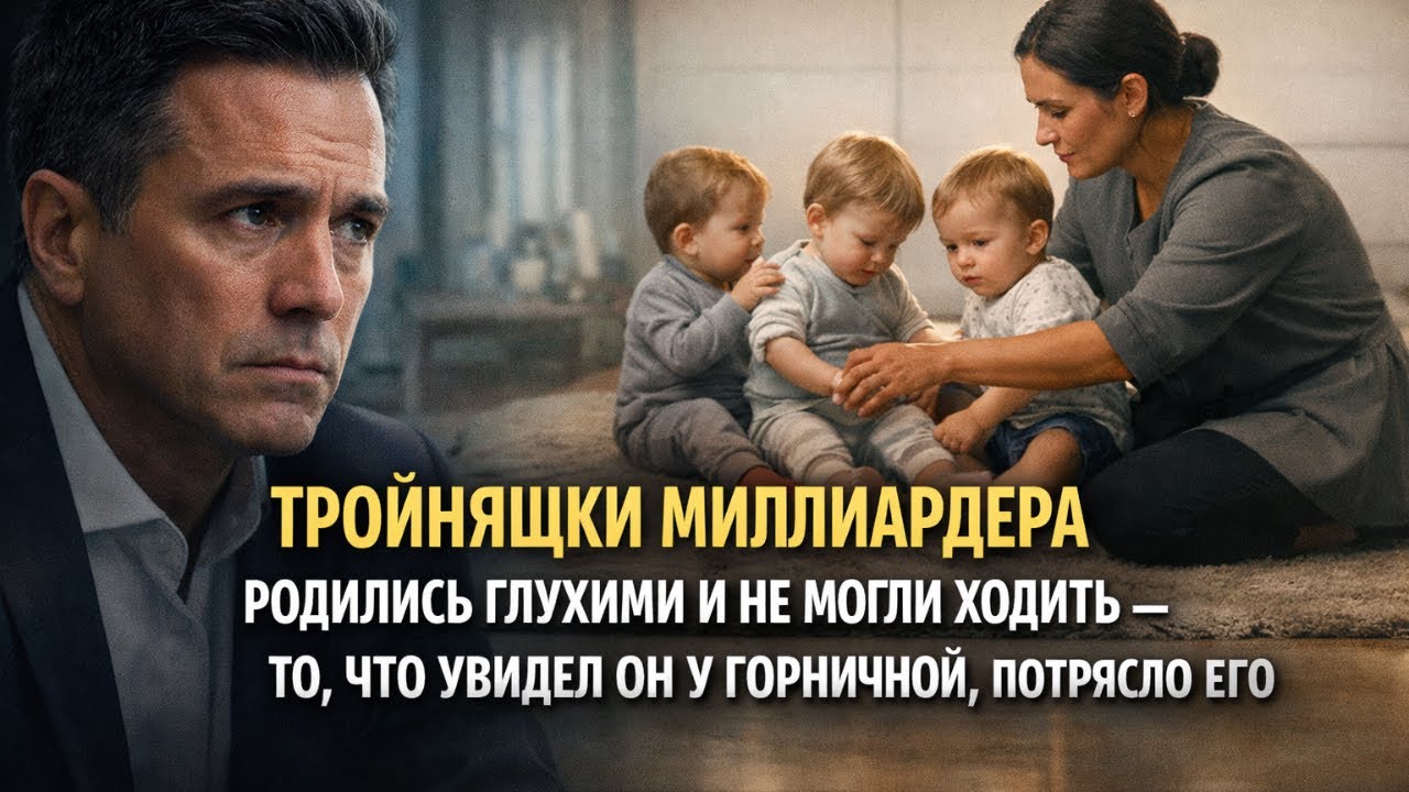 ОН ИМЕЛ ВСЁ, КРОМЕ НАДЕЖДЫ ПОКА ТИХАЯ ГОРНИЧНАЯ НЕ ИЗМЕНИЛА СУДЬБУ ЕГО ТРОЙНЯШЕК