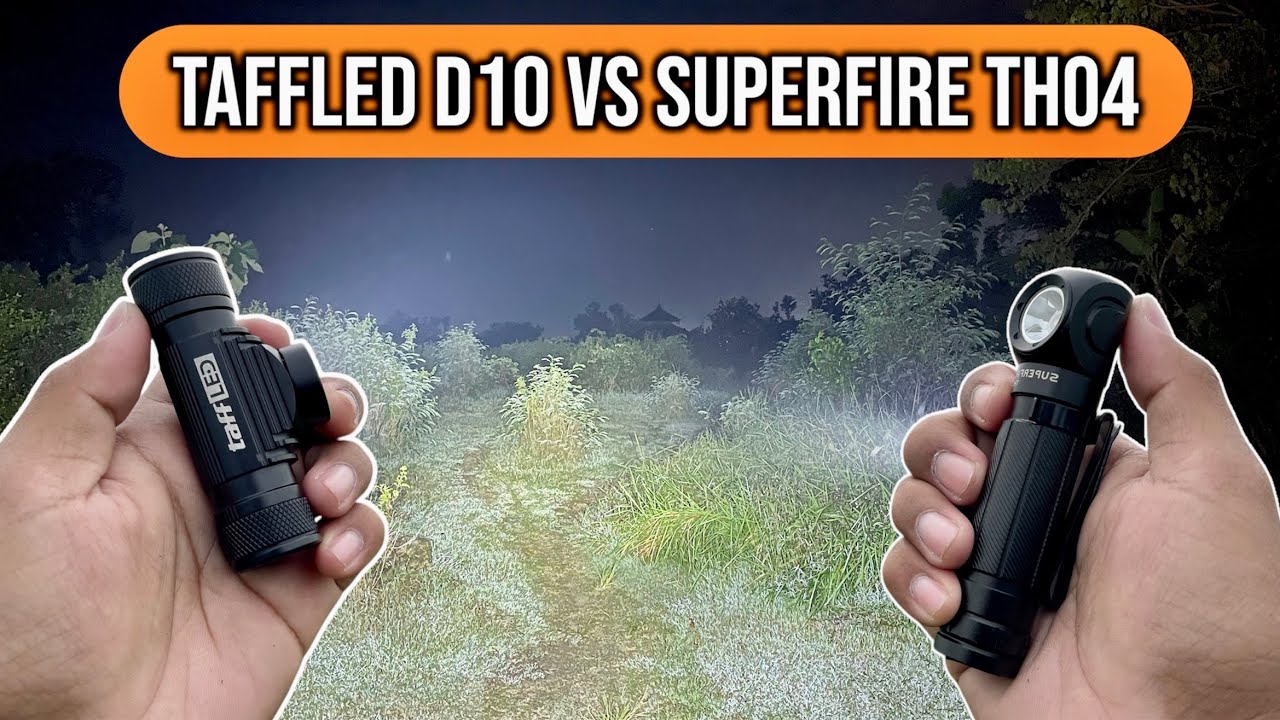 SENTER TAFFLED D10 VS SUPERFIRE TH04 - YouTube