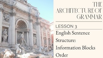 English Sentence Structure: Order of Relevance (The Architecture of Grammar - Lesson 3)