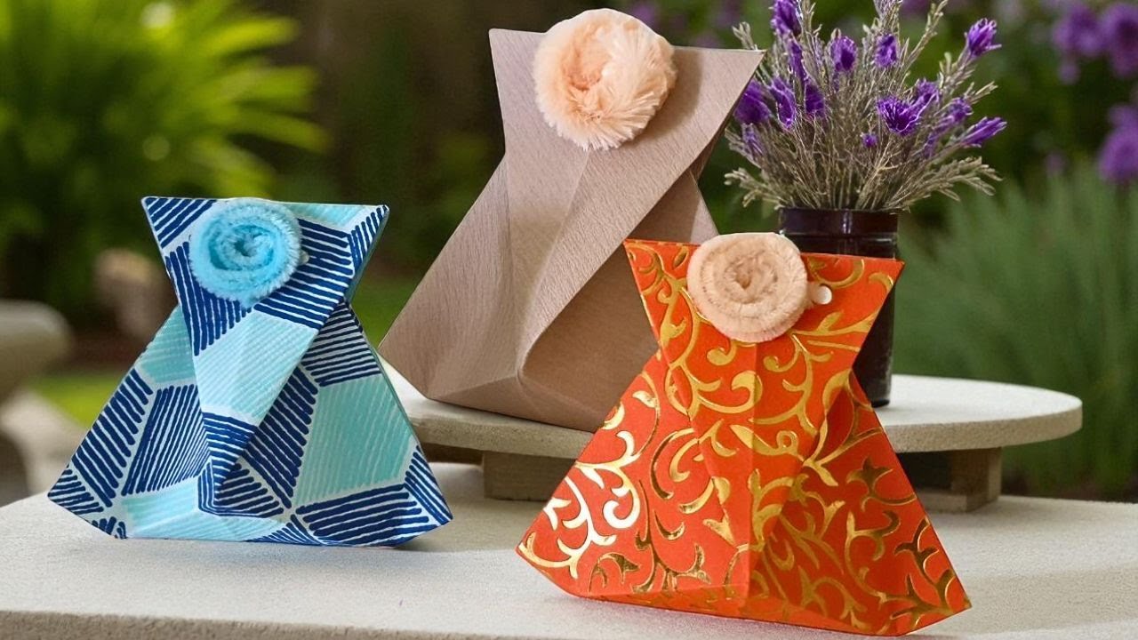 Изготовление и продажа подарочных упаковочных пакетов-оригами * Упаковывайте подарки