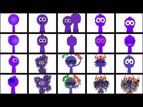 Sprunki OC: All new Fluffy (from Catch The Candy) | Phase 1 to Phase 4