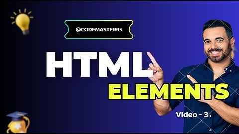 HTML के Elements क्या है समझाइये | HTML Elements in Hindi | Empty element in html