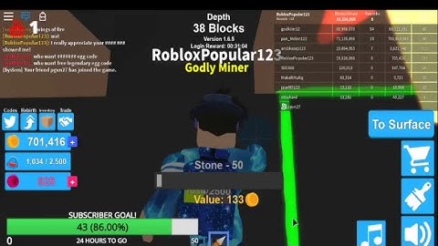 ROBLOX | Mining Simulator | GIVEAWAY 100 OMEGA HAT CRATES!!