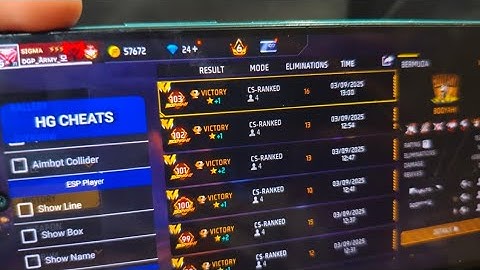 HG CHEATS MODAPK ✅️ | OB47 FF HACK 🔥 | FREE FIRE MOD MENU | HG CHEATS HACK 🔥 | FF HACK