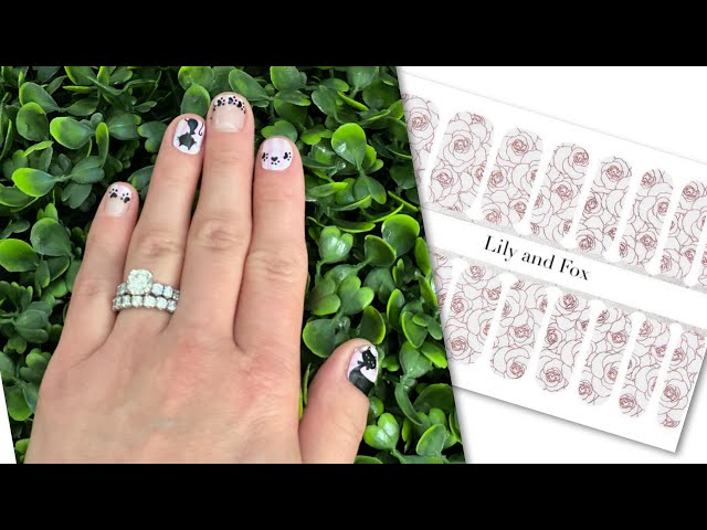 Nail Art Tutorial - Nail Wraps - Application and Tips - Lily & Fox - YouTube