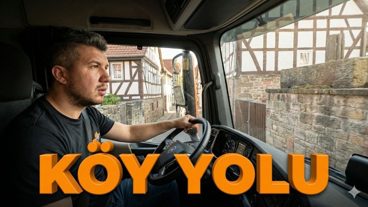 7'Yİ BIRAKIP KÖY YOLLARINA GİRDİM! 🚧 | Almanya'da TIRCILIK