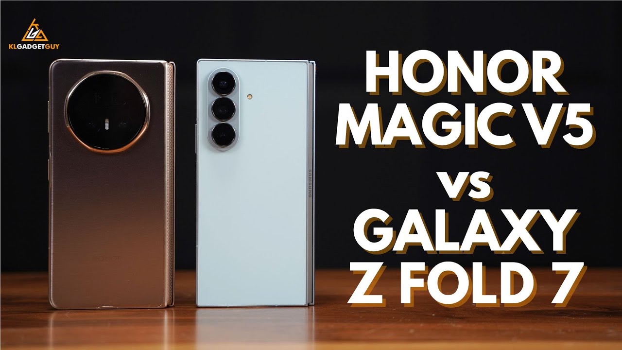 HONOR Magic V5 vs Samsung Z Fold7 - Battle of the Slim Foldables!