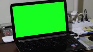 3 Monitors green screen FULLHD   Free stock footage