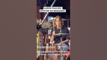 AARON PAULSEN SIGHTING ON BROADWAY! #memes #drums #nashville