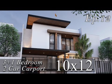 Video: Projek rumah 10 x 10 m, 10 x 8 m dan 10 x 12 m