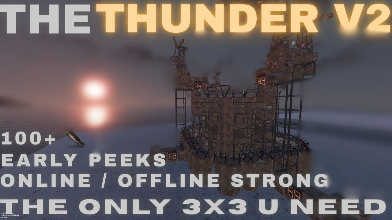 The Thunder V2: 6-8 Man Clan Base Design