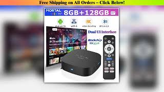 2026 New T1 8K HD TV Box Android 160 RK3518 Quad Core 8GB RAM 128GB ROM Dual Wifi 24G58G Home Theat