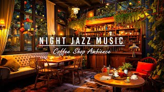 Calm May Jazz at the Late Night Coffee Shop Ambience ☕ Mellow Piano Jazz Music for Working, Sleeping