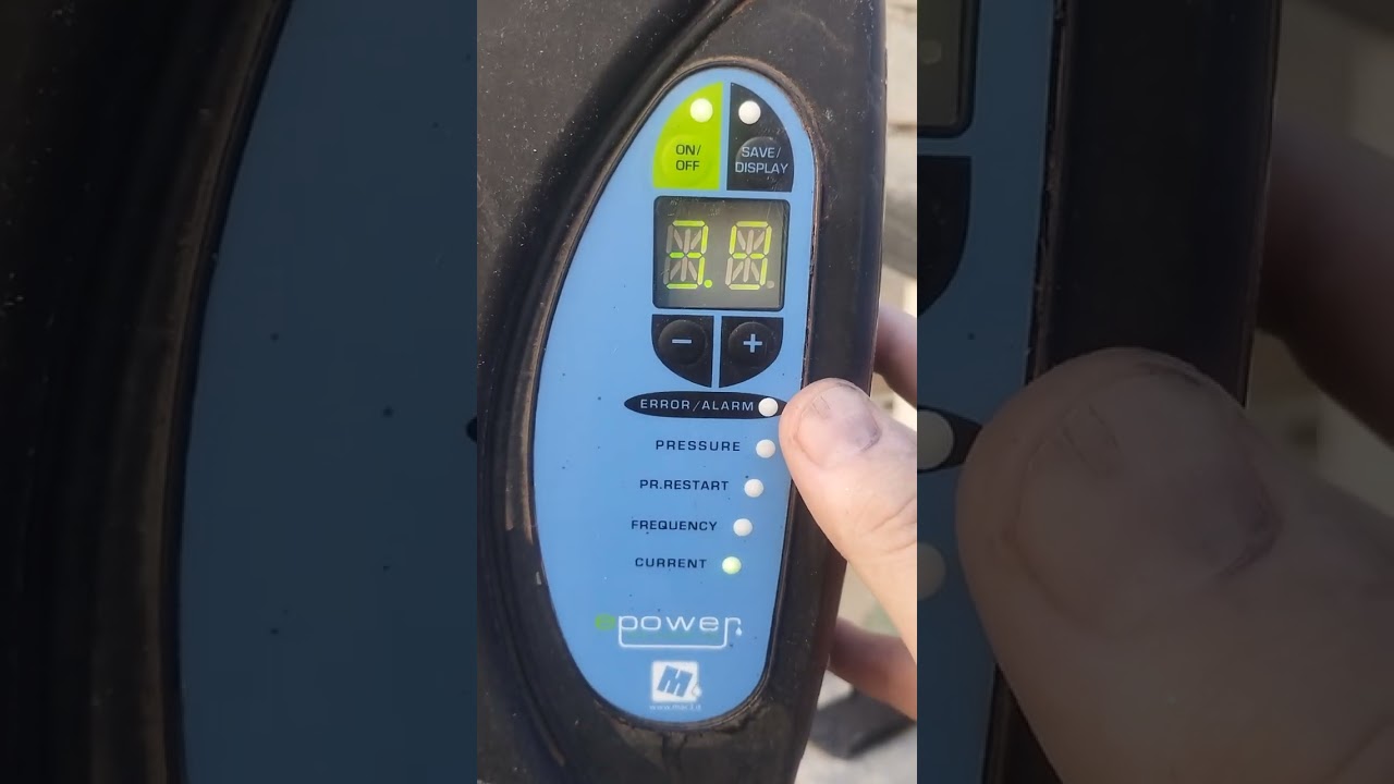 Espa tecnoplus25 4M prueba en agua con variador externo Epower Mac3 