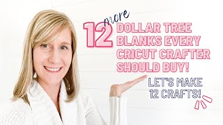 12 Dollar Tree Cricut Blanks Every Cricut Crafter Will Be Happy To Find | Dollar Tree Cricut Crafts