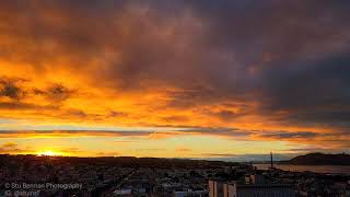 San Francisco Sunset time lapse, 19 November 2021