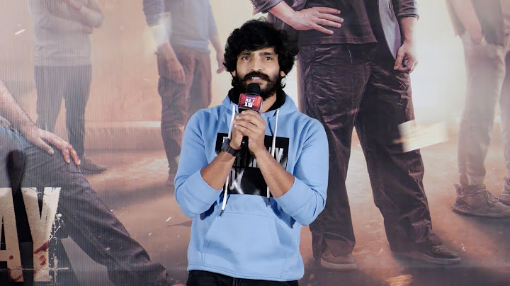 Ravikrishana Speech At The Birthday Boy Trailer LaunchEvent | Ravikrishana | The Birthday Boy #fp