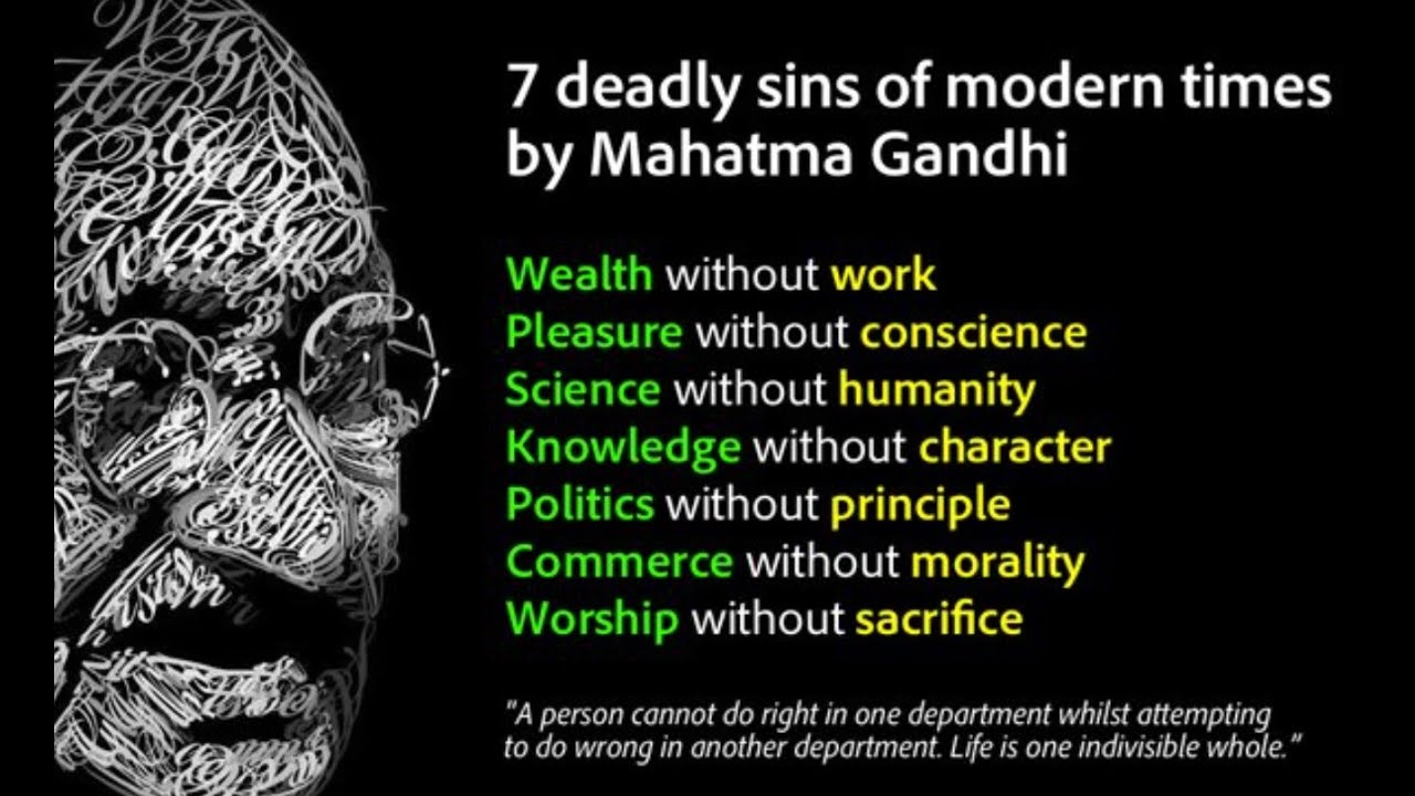 Gandhi 7 Sins YouTube gandhi-7-sins-youtube