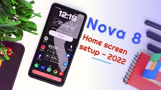 Nova Launcher 8 Home Screen Setup 2022 - Nova Launcher CUSTOMIZATION (Nova Launcher SETUP 2022) screenshot 1