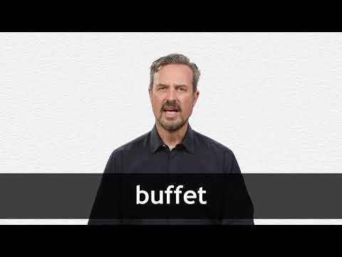 How to pronounce BUFFET in American English