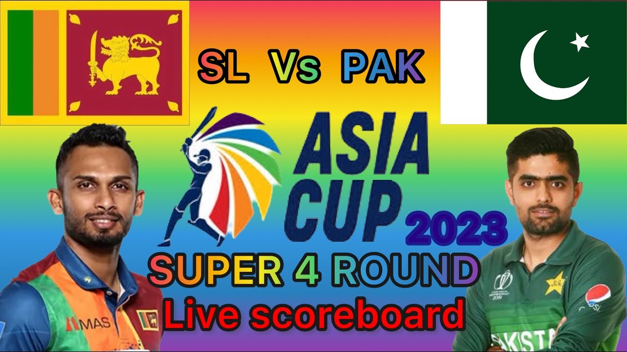Asia cup 2023 Super 4 Round, Pakistan vs Sri Lanka #live scoreboard #asiacup2023