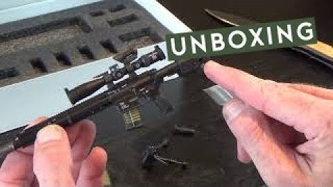 Unboxing the 1/6 scale HK G28 weapon set from SMG and Easy & Simple