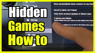 How to Find your Hidden Games on Steam Deck (Fast Tutorial)
