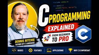 Introduction to C Programming | Dennis Ritchie Biography class 1
