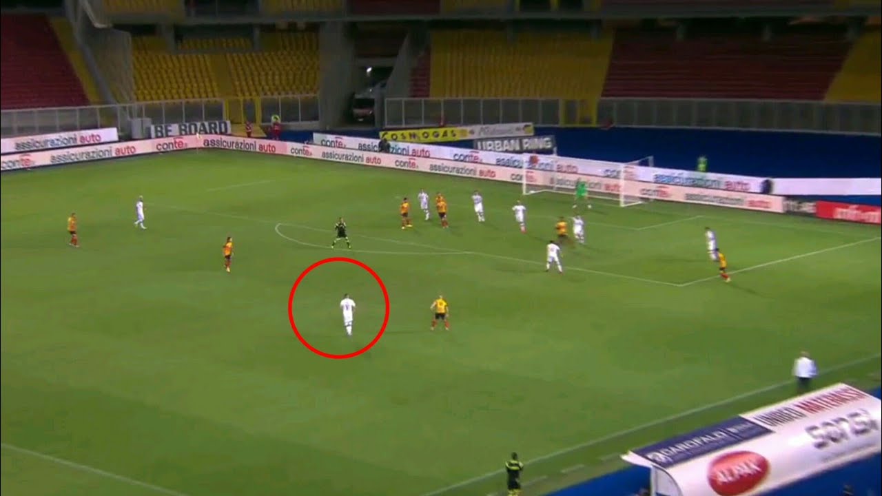 Ante Rebić Goal dribbling the ball from his own defense | Lecce vs Ac Millan