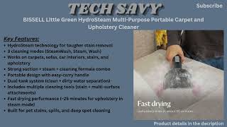 BISSELL Little Green HydroSteam 3618 Review – Best Portable Carpet &amp; Upholstery Cleaner 2026