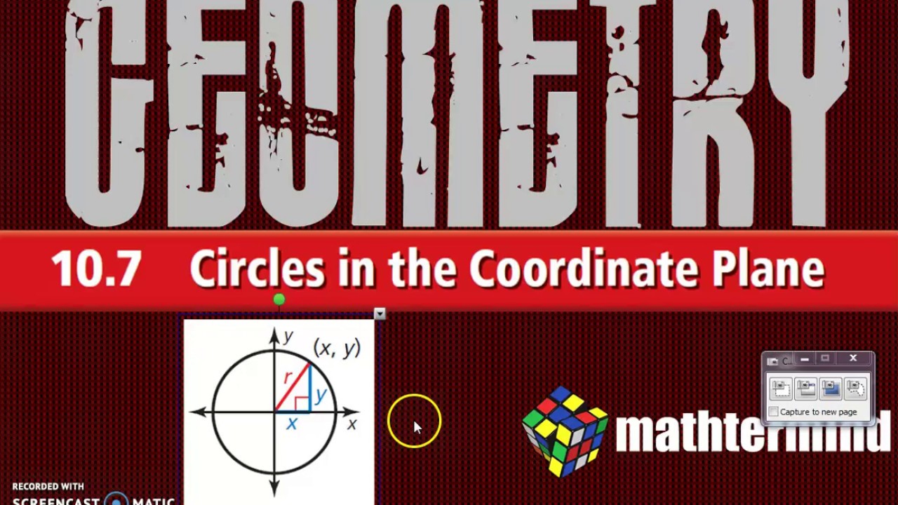 BIM Geometry 10-7 Circles In The Coordinate Plane