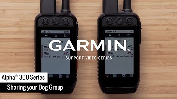 Garmin Support | Alpha® 300 Series | Dog Group Sharing