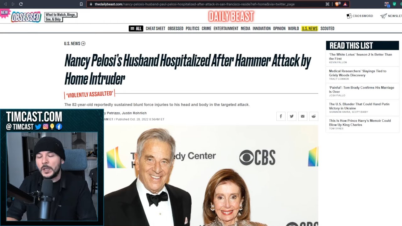 Paul Pelosi MERCILESSLY BEATEN With Hammer, Nancy Pelosi Targeted In Possible Assassination Attempt