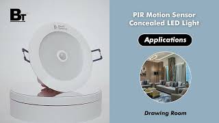 Blackt Electrotech BT31FC Ceiling Mounted Energy Saving PIR Motion Sensor Switch with Light Sensor