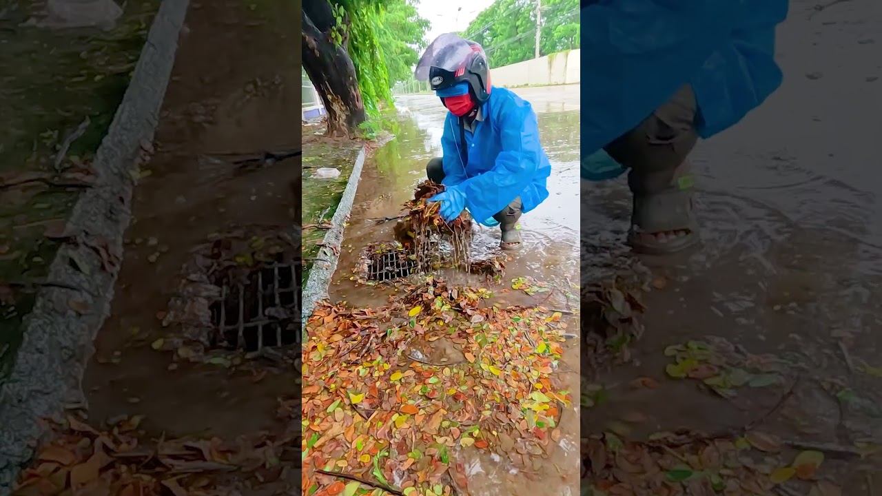 Extreme Drain Cleaning Heavy Debris Removal in Action