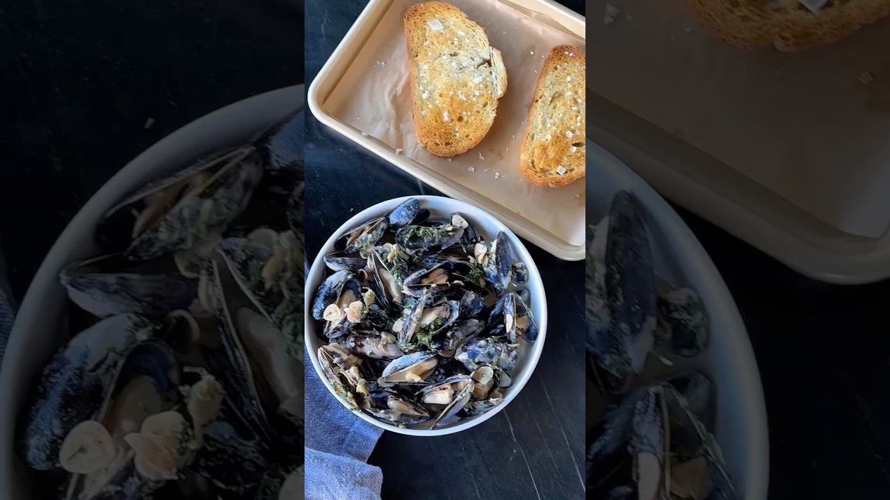 Garlic Brown Butter Mussels