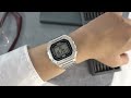 CASIO 卡西歐 /  復古方型 計時碼錶 LED照明 鬧鈴 電子 不鏽鋼手錶-黑色/42mm product youtube thumbnail