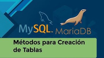 MySQL/MariaDB - Otros Métodos para Creación de Tablas