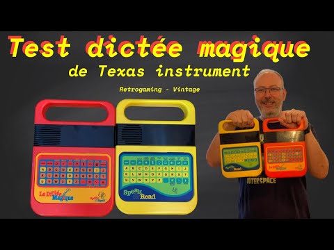 Dictée magique Texas Instruments + transfo + notice d'origine