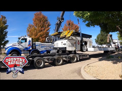 Lifting and hauling a 58,000 lb Cargo Loader | Rigging 101