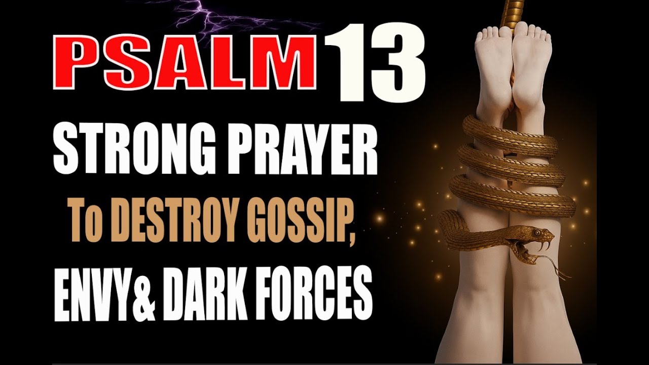 PSALM 13: VERY STRONG PRAYER To DESTROY GOSSIP, ENVY & DARK ATTACKS