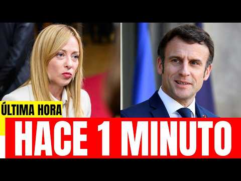 Video Meloni humilla a Macron y desata una guerra política que sacude Europa