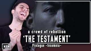 a crowd of rebellion "THE TESTAMENT / Prologue -Insomnia-" Reaction / Review!