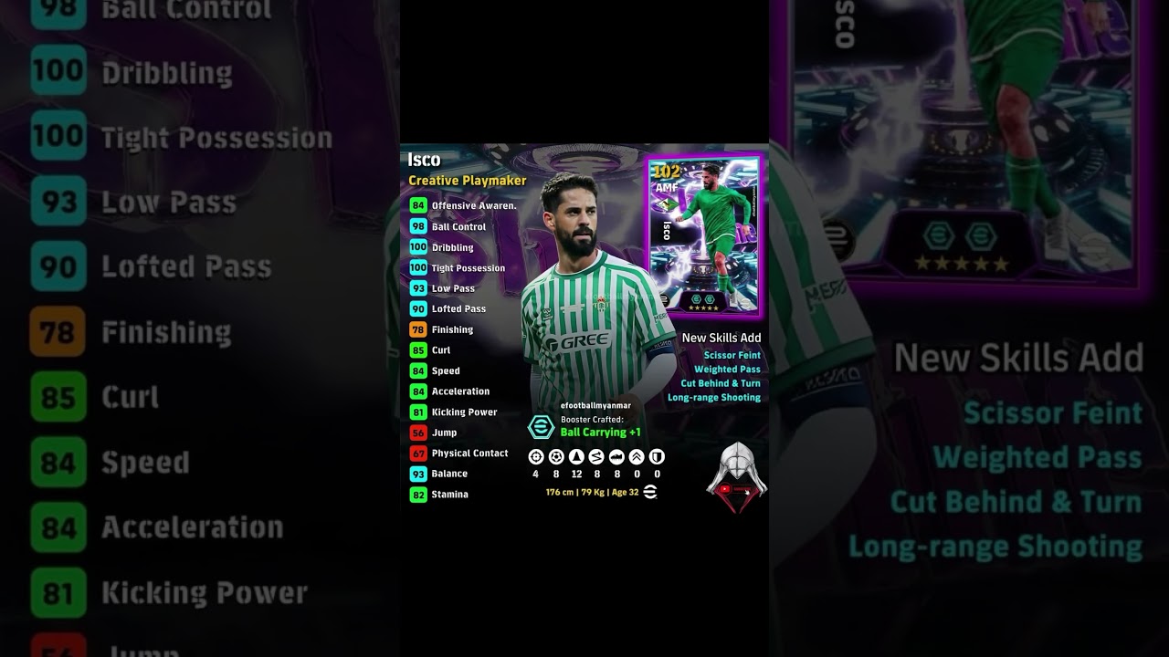 Isco is UNSTOPPABLE with Ball Carrying Booster! 💫 | eFootball Masterclass 