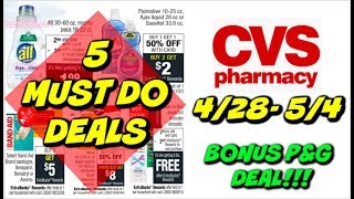 5 MUST DO CVS DEALS 4/28 - 5/4 | GRAB 11 ITEMS FOR UNDER $5 😱