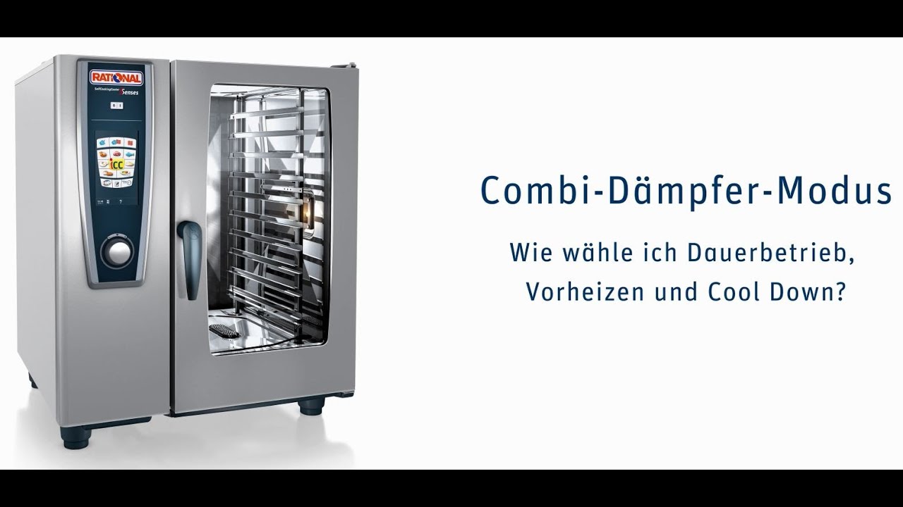 Dauerbetrieb, Vorheizen und Cool Down | SelfCookingCenter