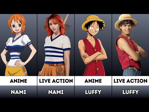 Evolution of Live Action Characters in One Piece